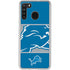 NFL Detroit Lions Zone Block Galaxy A21 Clear Case