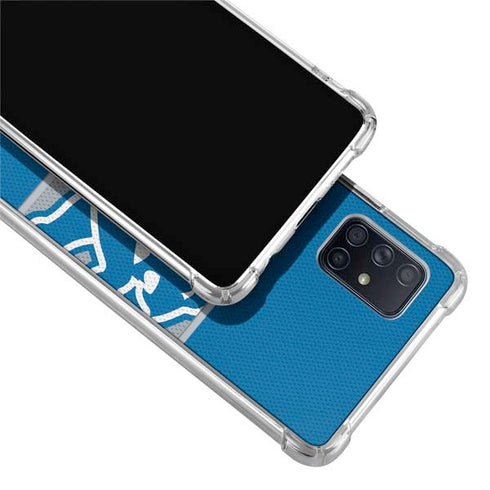 NFL Detroit Lions Zone Block Galaxy A51 5G Clear Case