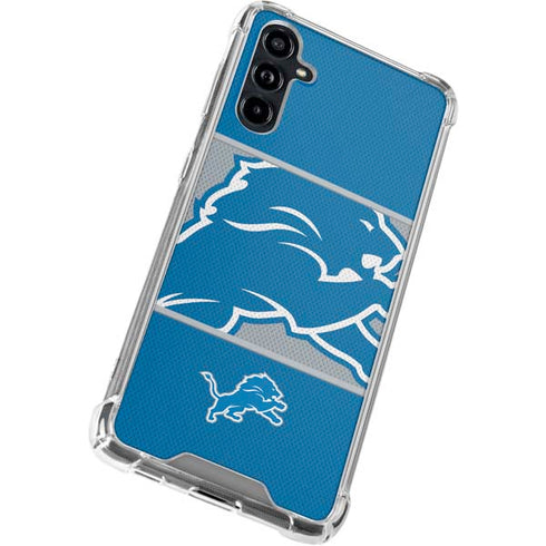 NFL Detroit Lions Zone Block Galaxy A54 5G Clear Case