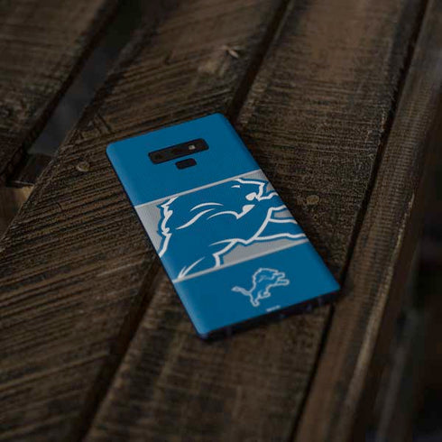 NFL Detroit Lions Zone Block Galaxy Note 9 Skin