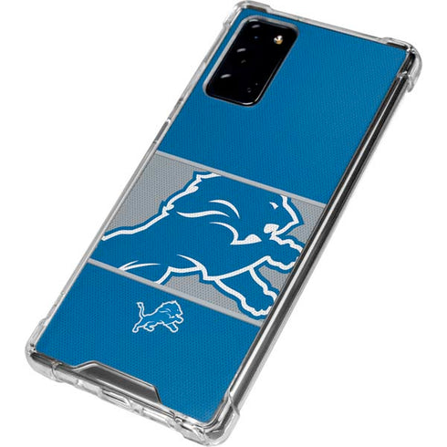 NFL Detroit Lions Zone Block Galaxy Note20 5G Clear Case