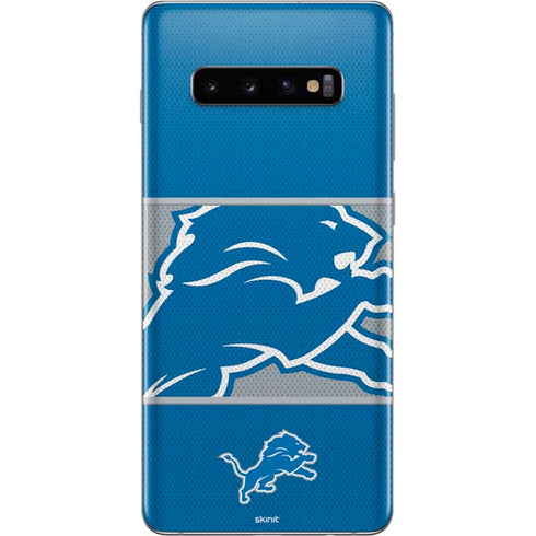 NFL Detroit Lions Zone Block Galaxy S10 Plus Skin