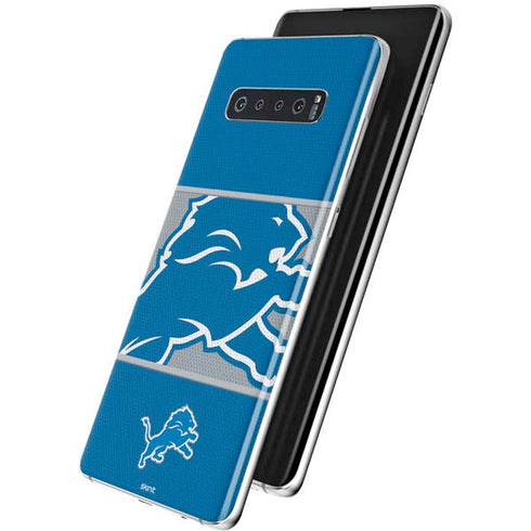 NFL Detroit Lions Zone Block Galaxy S10 Plus Skin