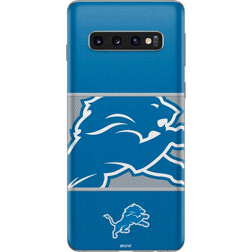 NFL Detroit Lions Zone Block Galaxy S10 Skin