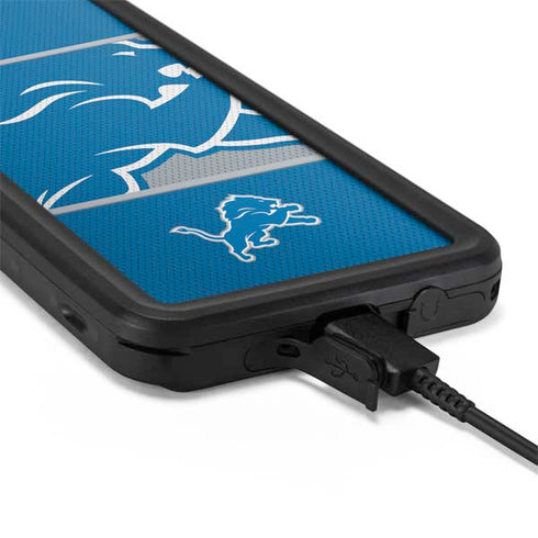 NFL Detroit Lions Zone Block Galaxy S20 Plus Waterproof Case