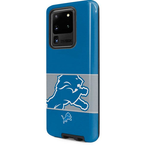 NFL Detroit Lions Zone Block Galaxy S20 Ultra 5G Pro Case