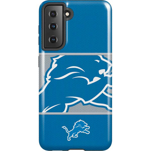 NFL Detroit Lions Zone Block Galaxy S21 5G Pro Case