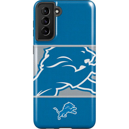 NFL Detroit Lions Zone Block Galaxy S21 Plus 5G Pro Case