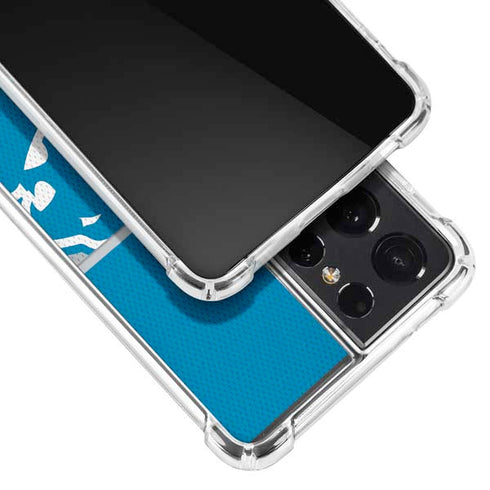 NFL Detroit Lions Zone Block Galaxy S21 Ultra 5G Clear Case