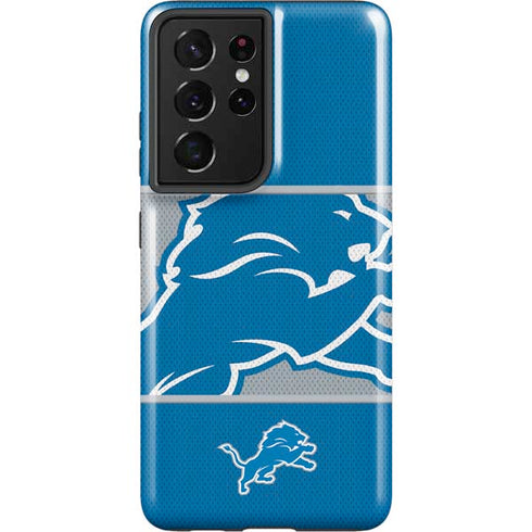 NFL Detroit Lions Zone Block Galaxy S21 Ultra 5G Pro Case
