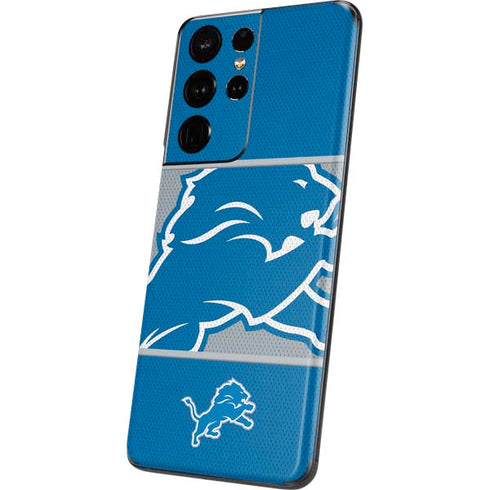 NFL Detroit Lions Zone Block Galaxy S21 Ultra 5G Skin