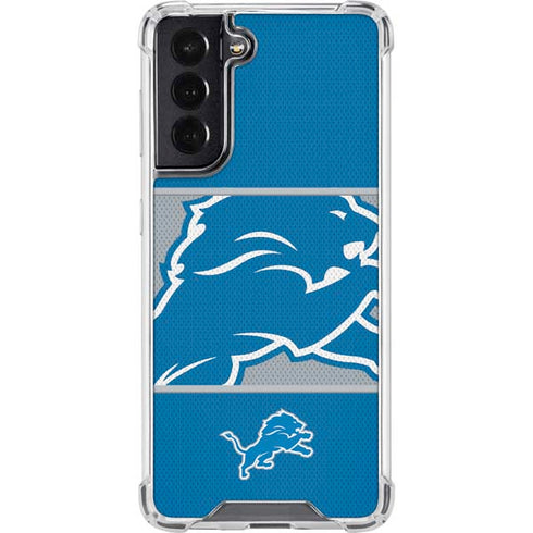 NFL Detroit Lions Zone Block Galaxy S22 Clear Case
