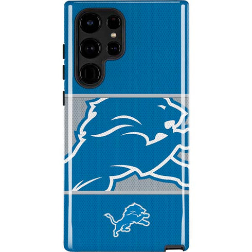 NFL Detroit Lions Zone Block Galaxy S22 Ultra Pro Case