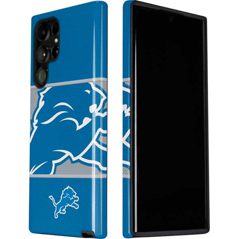 NFL Detroit Lions Zone Block Galaxy S22 Ultra Pro Case