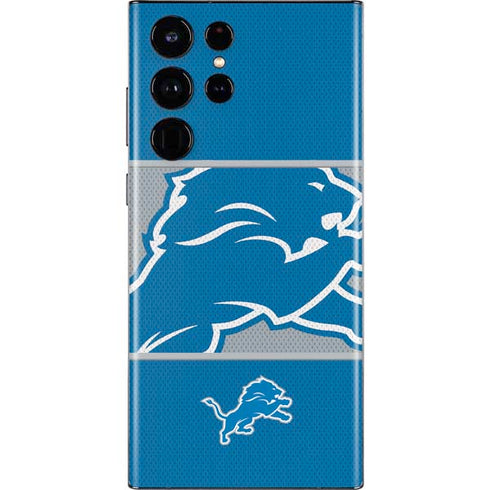 NFL Detroit Lions Zone Block Galaxy S22 Ultra Skin