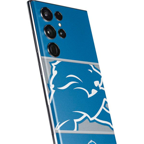 NFL Detroit Lions Zone Block Galaxy S22 Ultra Skin