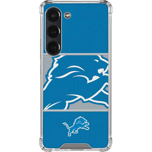 NFL Detroit Lions Zone Block Galaxy S23 Clear Case
