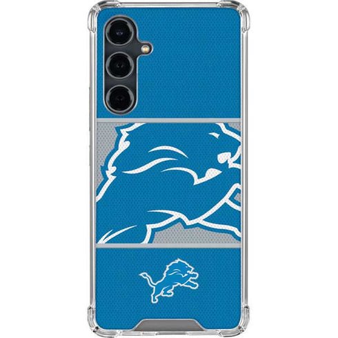 NFL Detroit Lions Zone Block Galaxy S23 FE Clear Case