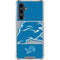 NFL Detroit Lions Zone Block Galaxy S23 FE Clear Case