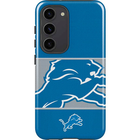 NFL Detroit Lions Zone Block Galaxy S23 Pro Case