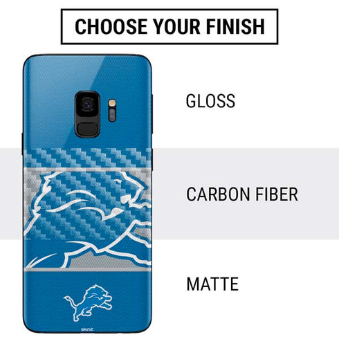 NFL Detroit Lions Zone Block Galaxy S9 Skin