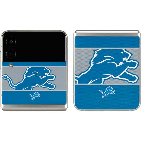NFL Detroit Lions Zone Block Galaxy Z Flip3 5G Skin