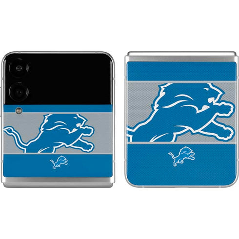 NFL Detroit Lions Zone Block Galaxy Z Flip4 5G Skin