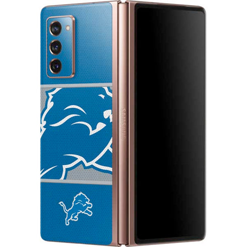 NFL Detroit Lions Zone Block Galaxy Z Fold2 5G Skin