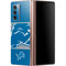 NFL Detroit Lions Zone Block Galaxy Z Fold2 5G Skin