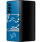NFL Detroit Lions Zone Block Galaxy Z Fold3 5G Skin