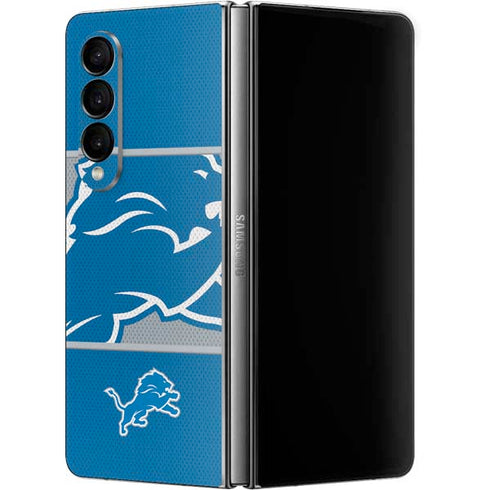 NFL Detroit Lions Zone Block Galaxy Z Fold4 5G Skin