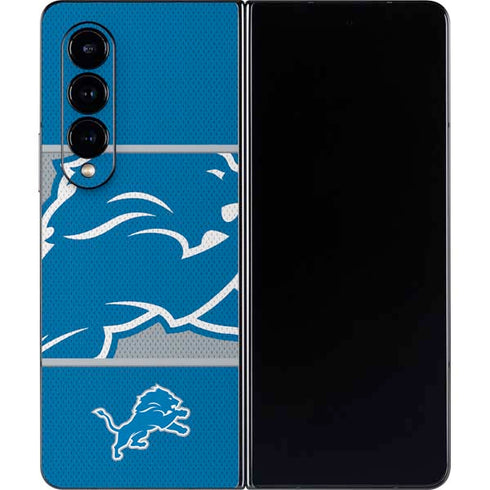 NFL Detroit Lions Zone Block Galaxy Z Fold4 5G Skin