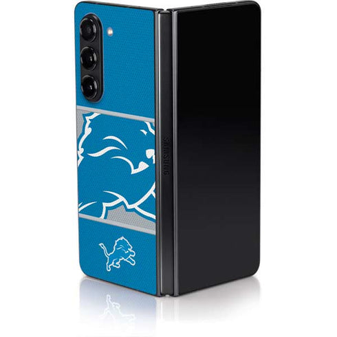 NFL Detroit Lions Zone Block Galaxy Z Fold5 5G Skin