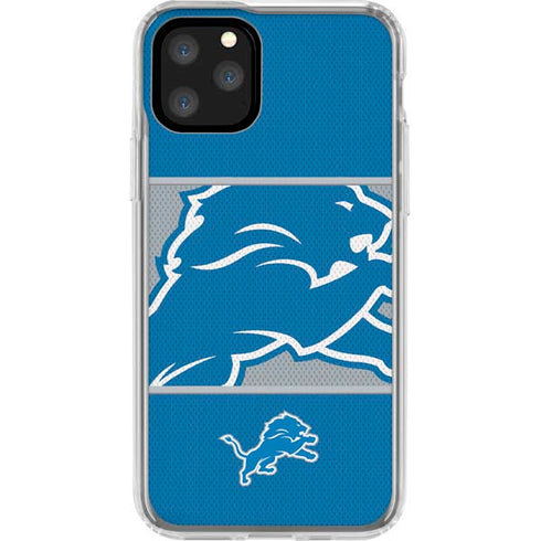 NFL Detroit Lions Zone Block iPhone 11 Pro Clear Case
