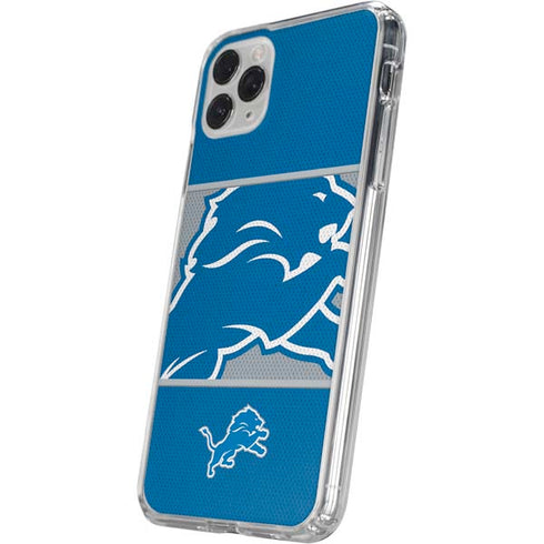 NFL Detroit Lions Zone Block iPhone 11 Pro Clear Case