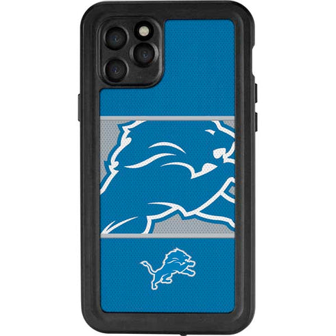 NFL Detroit Lions Zone Block iPhone 11 Pro Waterproof Case