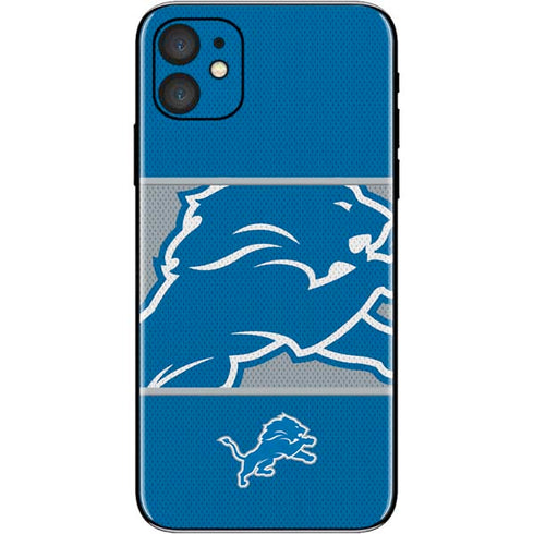 NFL Detroit Lions Zone Block iPhone 11 Skin