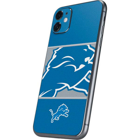 NFL Detroit Lions Zone Block iPhone 11 Skin