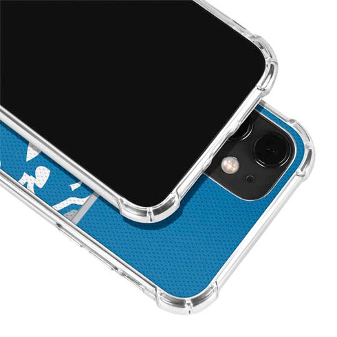 NFL Detroit Lions Zone Block iPhone 12 Clear Case