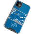 NFL Detroit Lions Zone Block iPhone 12 Mini Clear Case