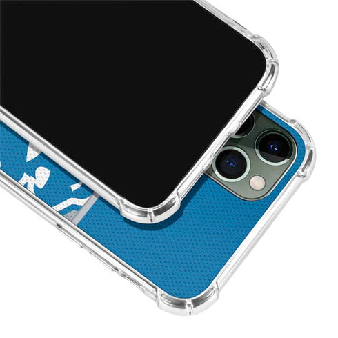NFL Detroit Lions Zone Block iPhone 12 Pro Clear Case