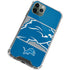 NFL Detroit Lions Zone Block iPhone 12 Pro Max Clear Case