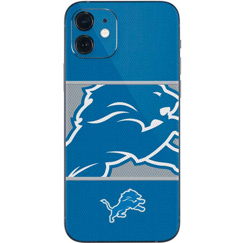 NFL Detroit Lions Zone Block iPhone 12 Skin