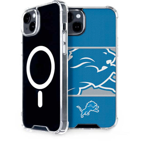 NFL Detroit Lions Zone Block iPhone 14 MagSafe Case