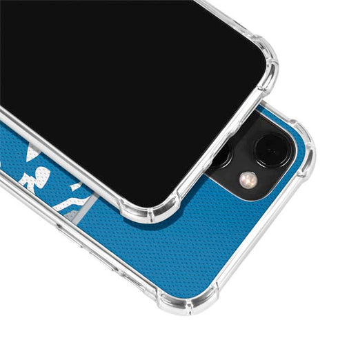 NFL Detroit Lions Zone Block iPhone 15 Plus Clear Case