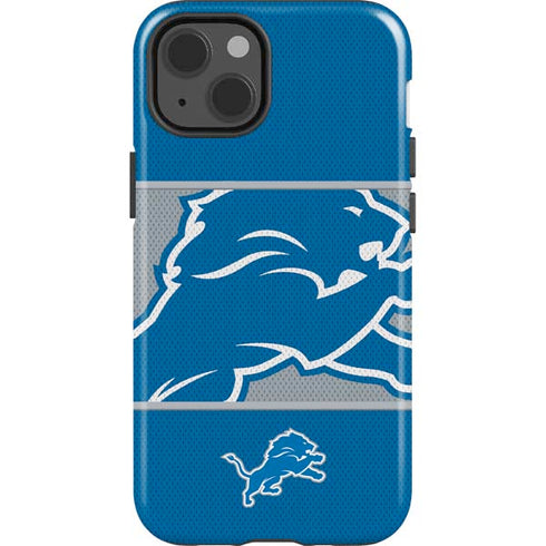NFL Detroit Lions Zone Block iPhone 15 Impact Case