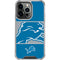 NFL Detroit Lions Zone Block iPhone 14 Pro Clear Case