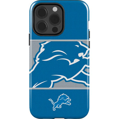 NFL Detroit Lions Zone Block iPhone 15 Pro Impact Case