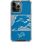 NFL Detroit Lions Zone Block iPhone 14 Pro Max Clear Case