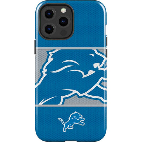 NFL Detroit Lions Zone Block iPhone 15 Pro Max Impact Case